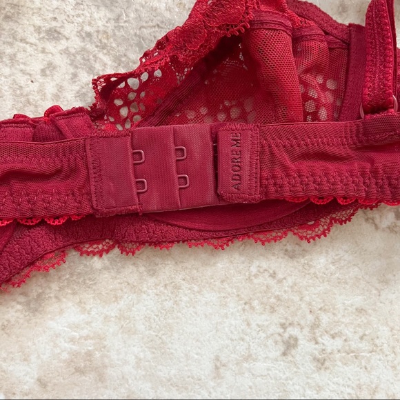 Adore Me Red Bra 32A - Picture 3 of 4